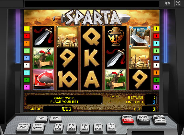 игровые автоматы казино спарта